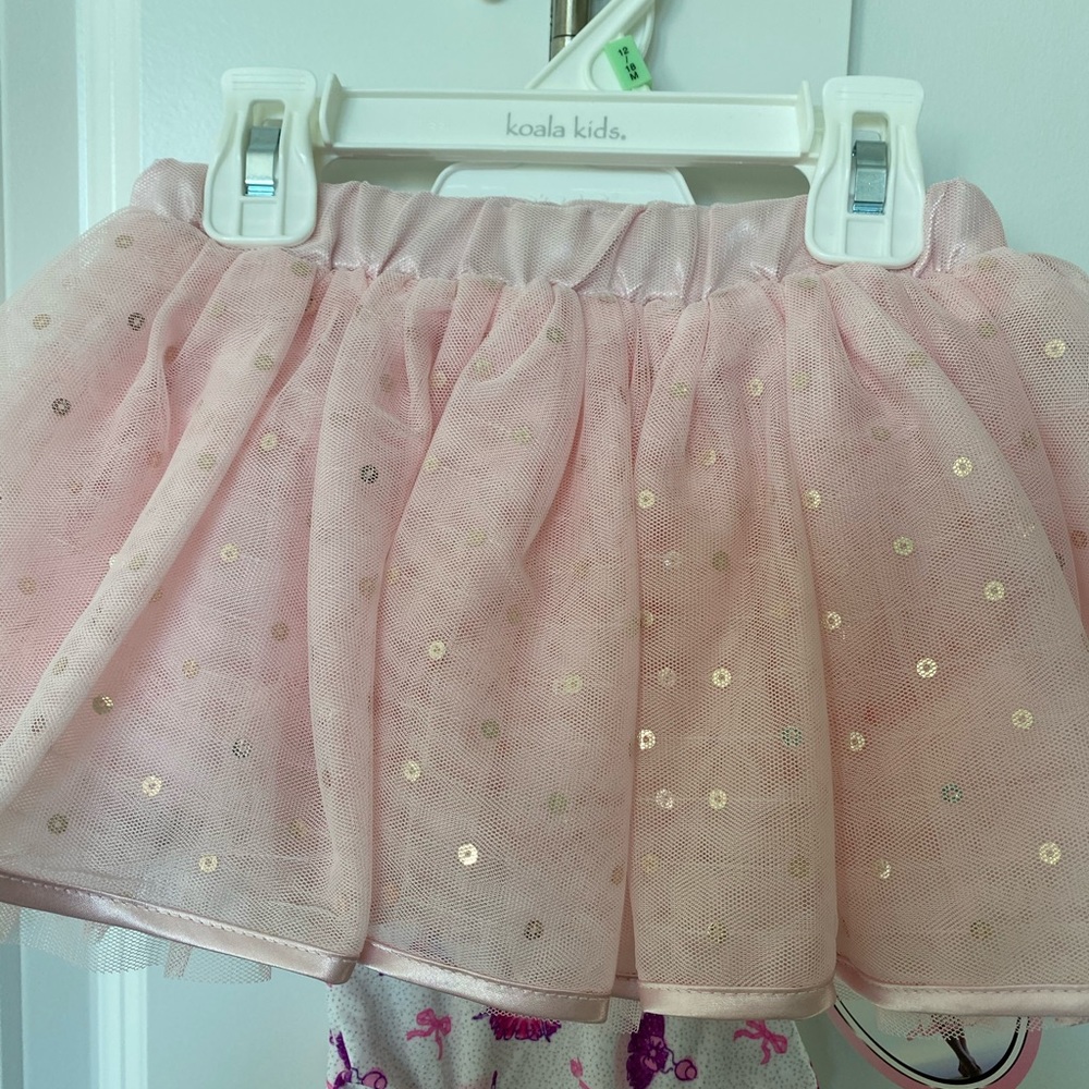 PINK & ROSE GOLD SEQUIN BALLET TUTU 12-18 Months
